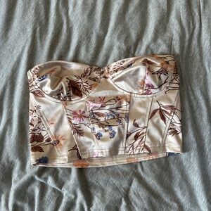 Floral crop top